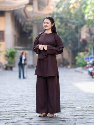 Bộ vạt hò ni kate - màu nâu
