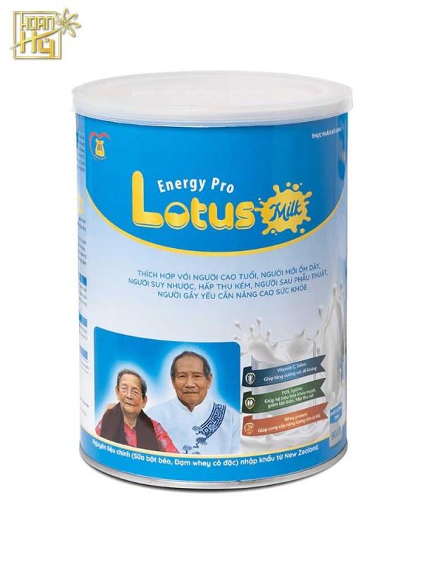 Sữa bột Energy Pro Lotus Milk 900gram