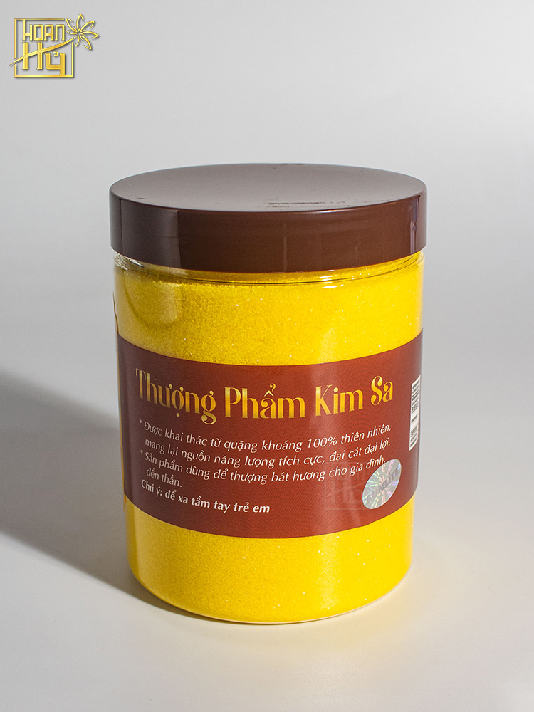 Hủ cát vàng lư hương Thượng Phẩm Kim Sa 1kg