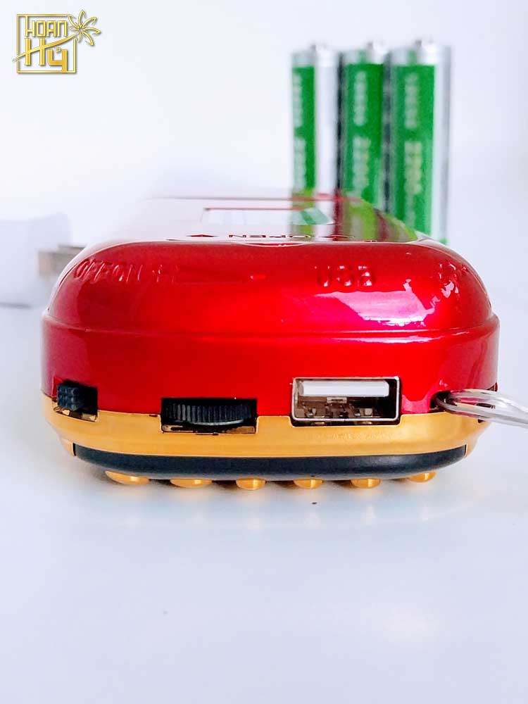 Máy nghe kinh, niệm Phật, nghe pháp hỗ trợ 2 thẻ nhớ, 1 USB - 3 pin | CR-853